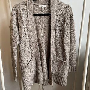 Lightly Worn Madewell Panel stitch Cardigan